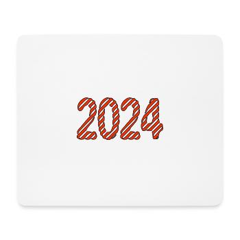 2024. CHRISTMAS. YEAR. ANNIVERSARY. RETIREMENT. FEAST - Mouse Pad (horizontal) - white - Front