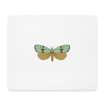 Papillon 115 - Tapis de souris (format paysage) - blanc - Devant