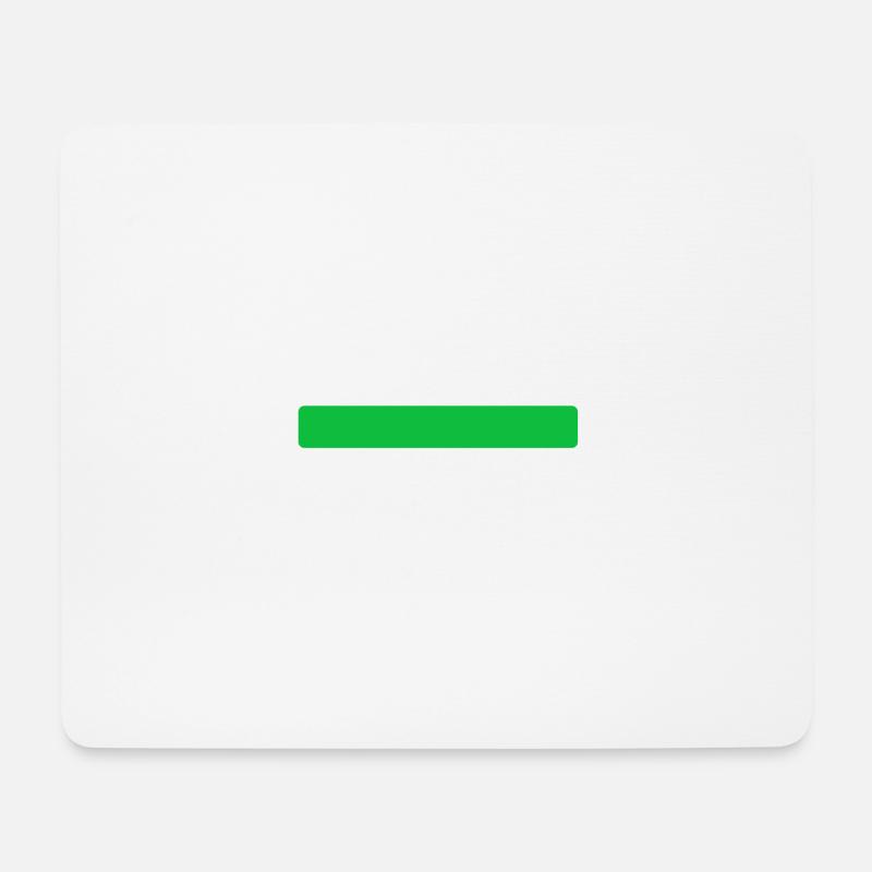 streifen grün - Mousepad (Querformat) - Weiß
