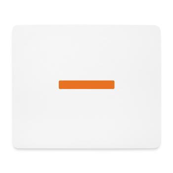 stripes orange - Mouse Pad (horizontal) - white - Front