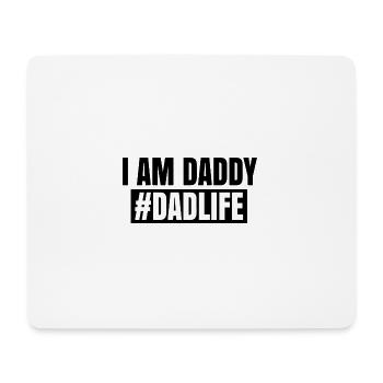 I Am Daddy - Mousepad (Querformat) - Weiß - Vorne