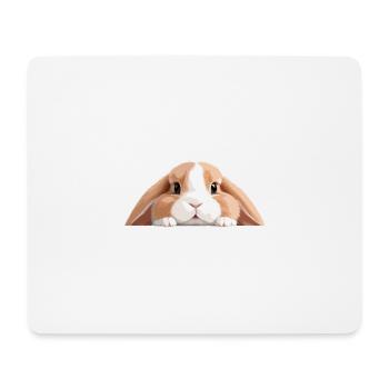 Lapin Halloween Mignon Adorable Drôle - Tapis de souris (format paysage) - blanc - Devant