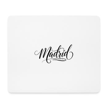 Madrid - Tapis de souris (format paysage) - blanc - Devant