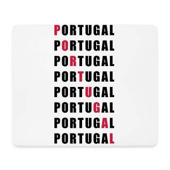 Portugal - Tapis de souris (format paysage) - blanc - Devant