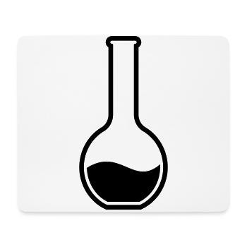 Test tube chemist - Mouse Pad (horizontal) - white - Front