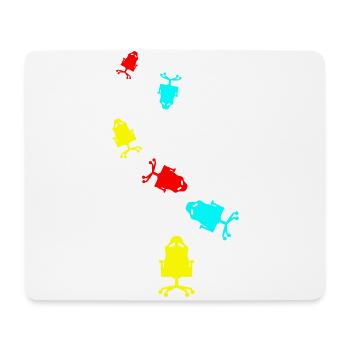 Gamer stuhl gaming - Mousepad (Querformat) - Weiß - Vorne