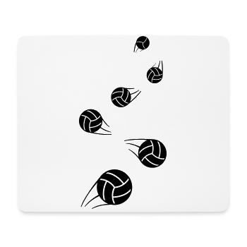 Symbole du volleyball - Tapis de souris (format paysage) - blanc - Devant
