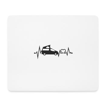 Camping-car ECG camping-car camping-car drôle - Tapis de souris (format paysage) - blanc - Devant