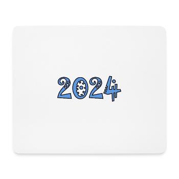 HAPPY NEW YEAR. NEW YEAR'S EVE. NEW YEAR. - Mouse Pad (horizontal) - white - Front