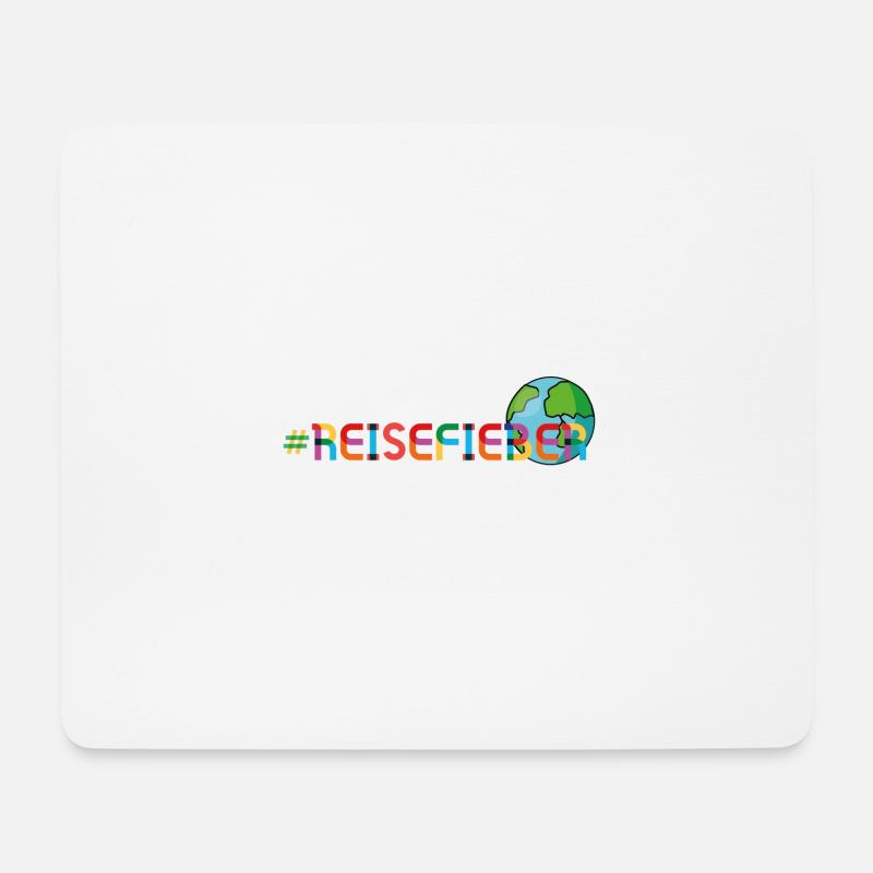 Reisefieber - Mousepad (Querformat) - Weiß