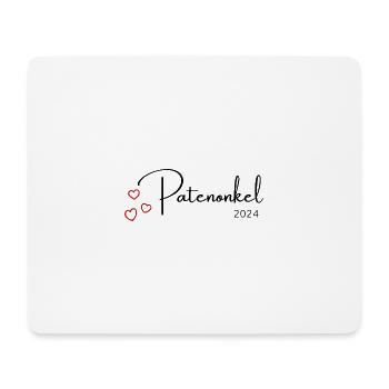 Patenonkel 2024 - Mousepad (Querformat) - Weiß - Vorne