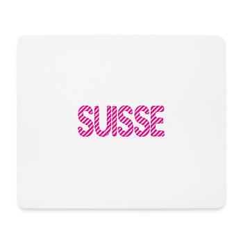 SCHWEIZ. LAND. GENF. HUMOR. FLAGGE. GENF - Mousepad (Querformat) - Weiß - Vorne