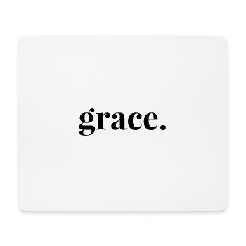 Grace Grâce Christ Jésus-Christ Don - Tapis de souris (format paysage) - blanc - Devant