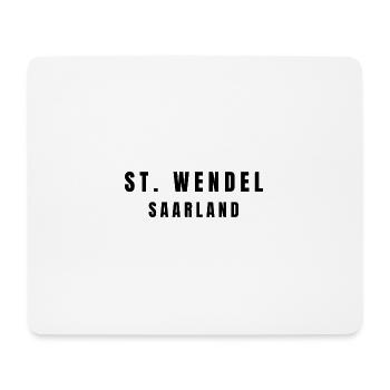 St. Wendel, Saarland - Mouse Pad (horizontal) - white - Front