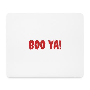 Vibrant Halloween Boo Yell Illustration - Mouse Pad (horizontal) - white - Front