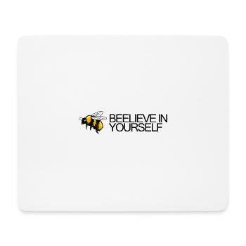 Hummel – Glaub an dich selbst - Mousepad (Querformat) - Weiß - Vorne
