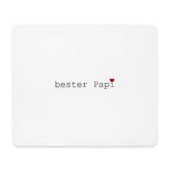 Bester Papi - Mousepad (Querformat) - Weiß - Vorne