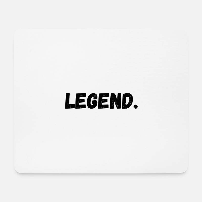 Legende. - Mousepad (Querformat) - Weiß