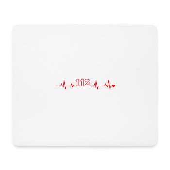 ECG 112 - Mouse Pad (horizontal) - white - Front