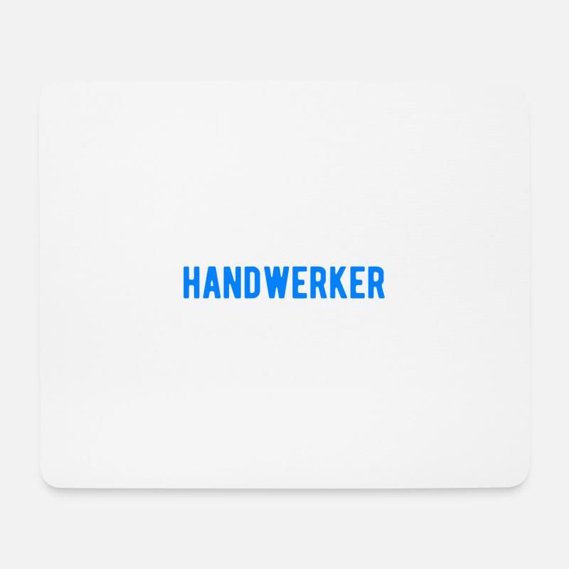 Handwerker Azubi Meister Geselle - Mousepad (Querformat) - Weiß