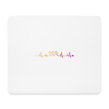 Fire Brigade 112 - Mouse Pad (horizontal) - white - Front
