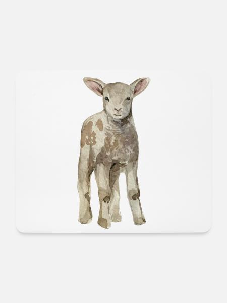 Sheep Baby - Mouse Pad (horizontal) - white