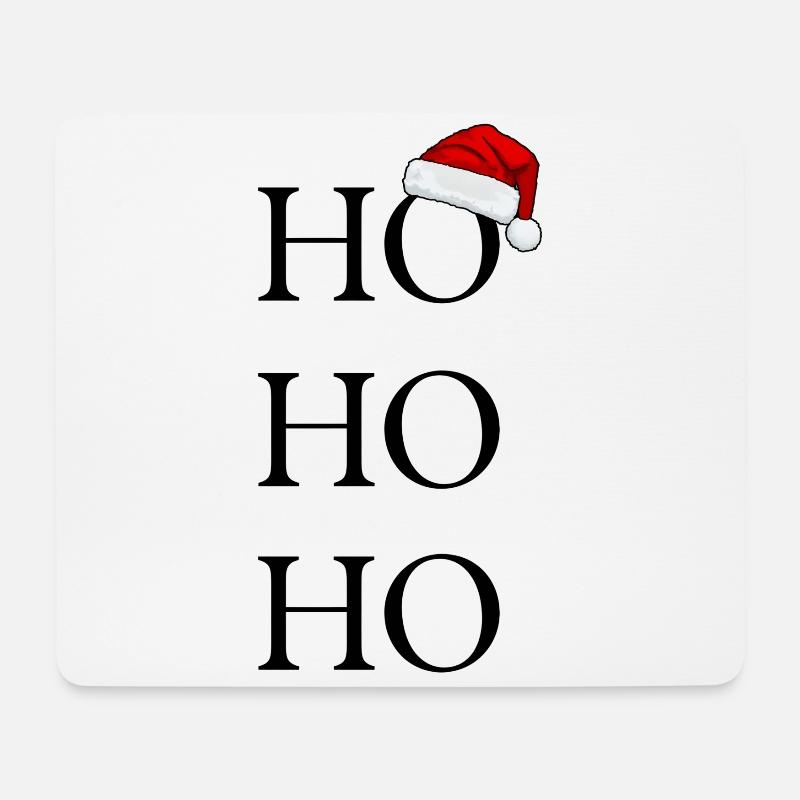 HO HO HO Weihnachtszeit - Weihnachtsgeschenk - Mousepad (Querformat) - Weiß