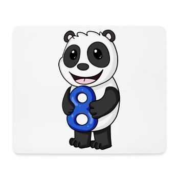 Panda 8 - Mouse Pad (horizontal) - white - Front