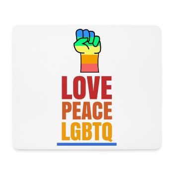 Déclaration d’amour Droits de l’homme des homosexuels Lgbt - Tapis de souris (format paysage) - blanc - Devant