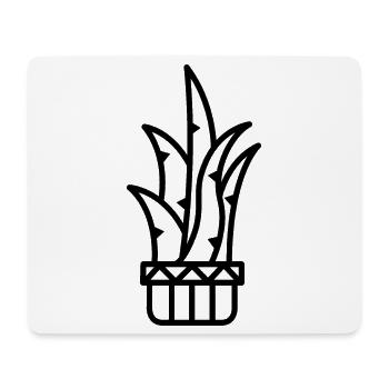 Cactus Plant Icon Botany Plants icon - Mouse Pad (horizontal) - white - Front