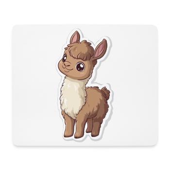 Llama Alpaca Llama Animal Gift - Mouse Pad (horizontal) - white - Front