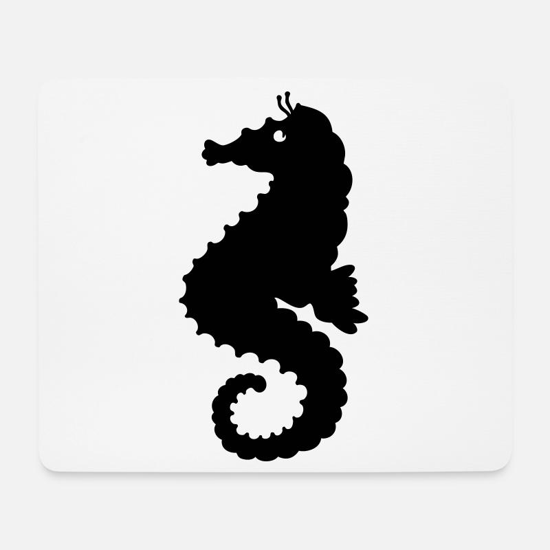 Seahorse - Mouse Pad (horizontal) - white