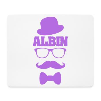 Gift for Albin - Mouse Pad (horizontal) - white - Front