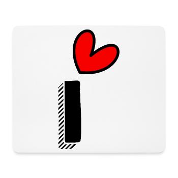 1. 1 year. 1st ANNIVERSARY. 1 YEAR ANNIVERSARY - Mouse Pad (horizontal) - white - Front