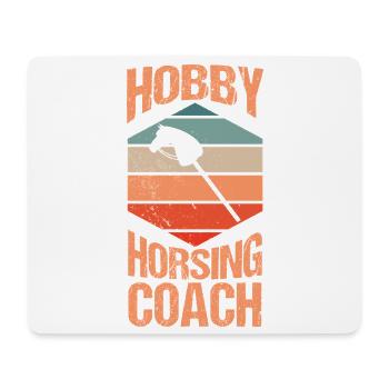 Steckenpferd Hobbyhorse Hobby Horsing - Mousepad (Querformat) - Weiß - Vorne