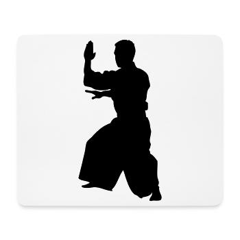 Aikido  - Tapis de souris (format paysage) - blanc - Devant