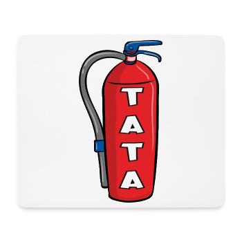 Firefighter dad - Mouse Pad (horizontal) - white - Front