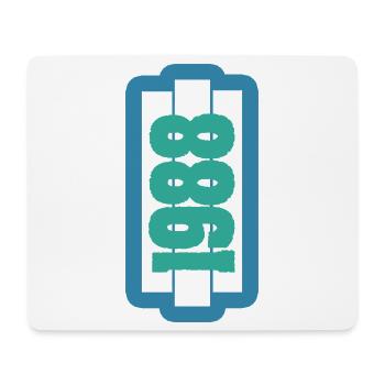 Jahr 1988 - Mousepad (Querformat) - Weiß - Vorne