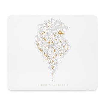 Der Wolfskrieger – Until Valhalla - Mousepad (Querformat) - Weiß - Vorne