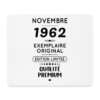 Anniversaire 60 ans - Novembre 1962 Original - Tapis de souris (format paysage) - blanc - Devant