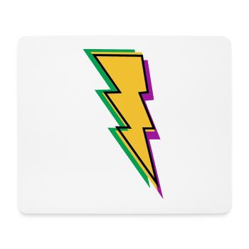 Flash Lightning - Mouse Pad (horizontal) - white - Front
