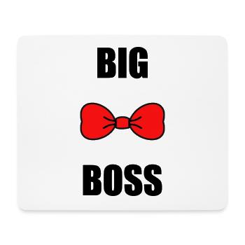 BIG BOSS. HUMOUR. BOSS. NOEUD PAPILLON - Tapis de souris (format paysage) - blanc - Devant