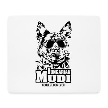 HUNGARIAN MUDI coolest dog ever Dog saying dogs - Mouse Pad (horizontal) - white - Front