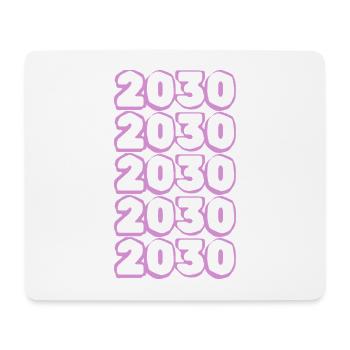 Purple 2030 - Mouse Pad (horizontal) - white - Front