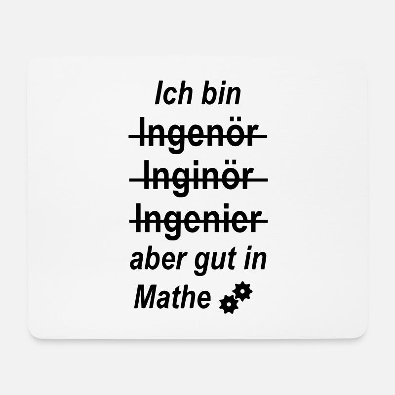 Ich bin Ingenieur - Mousepad (Querformat) - Weiß