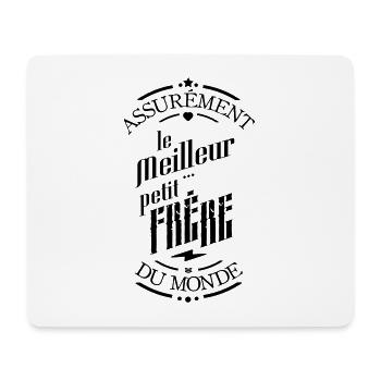 Assurement le meilleur petit frère - Tapis de souris (format paysage) - blanc - Devant