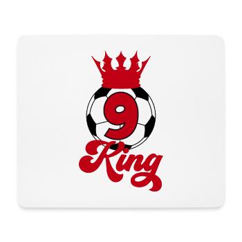 9TH BIRTHDAY FOOTBALL FOOTBALLER - Mouse Pad (horizontal) - white - Front
