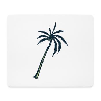 Palme - Mousepad (Querformat) - Weiß - Vorne