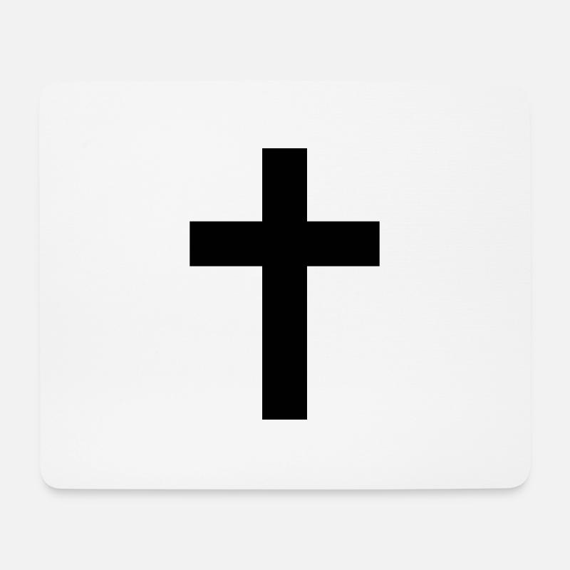 Cross - Mouse Pad (horizontal) - white