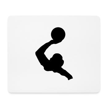 water_ball - Mousepad (Querformat) - Weiß - Vorne